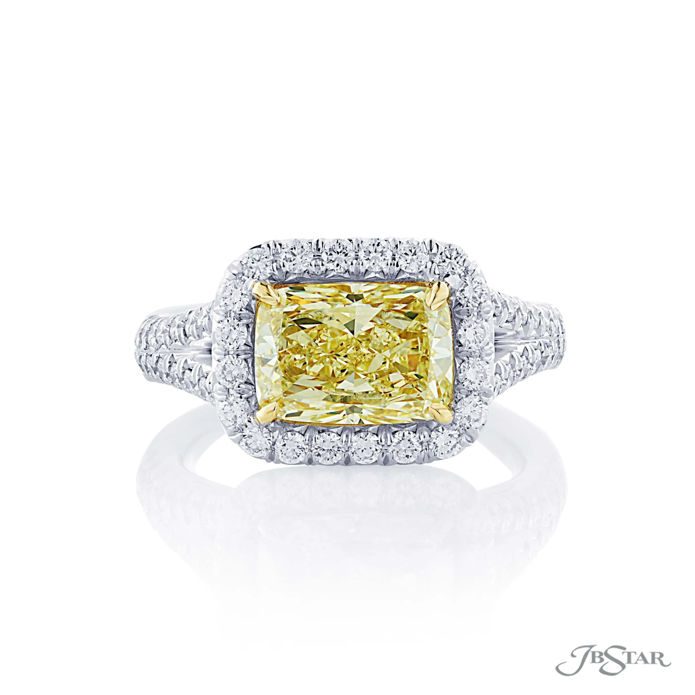 JB Star Yellow Diamond Engagement Ring