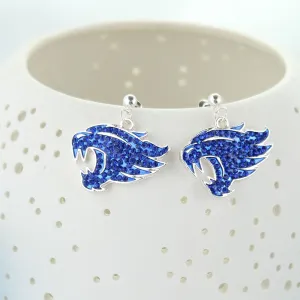 Kentucky Wildcats Crystal Logo Earrings