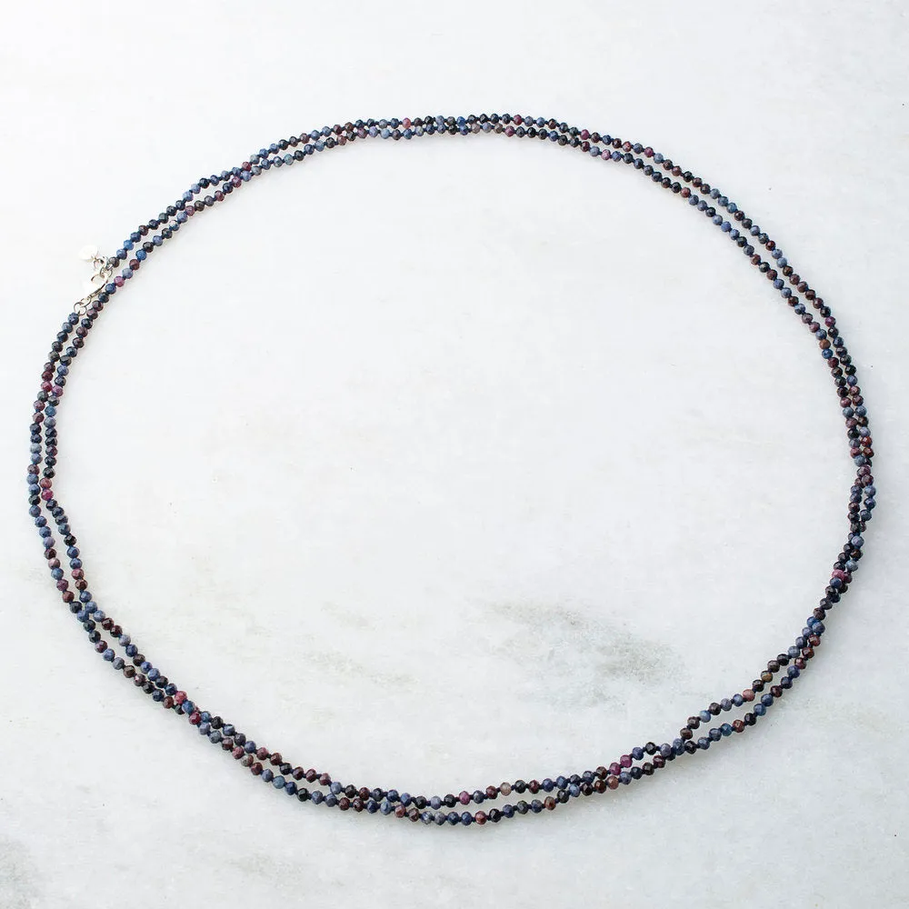 Kimberly, Multi Sapphire necklace