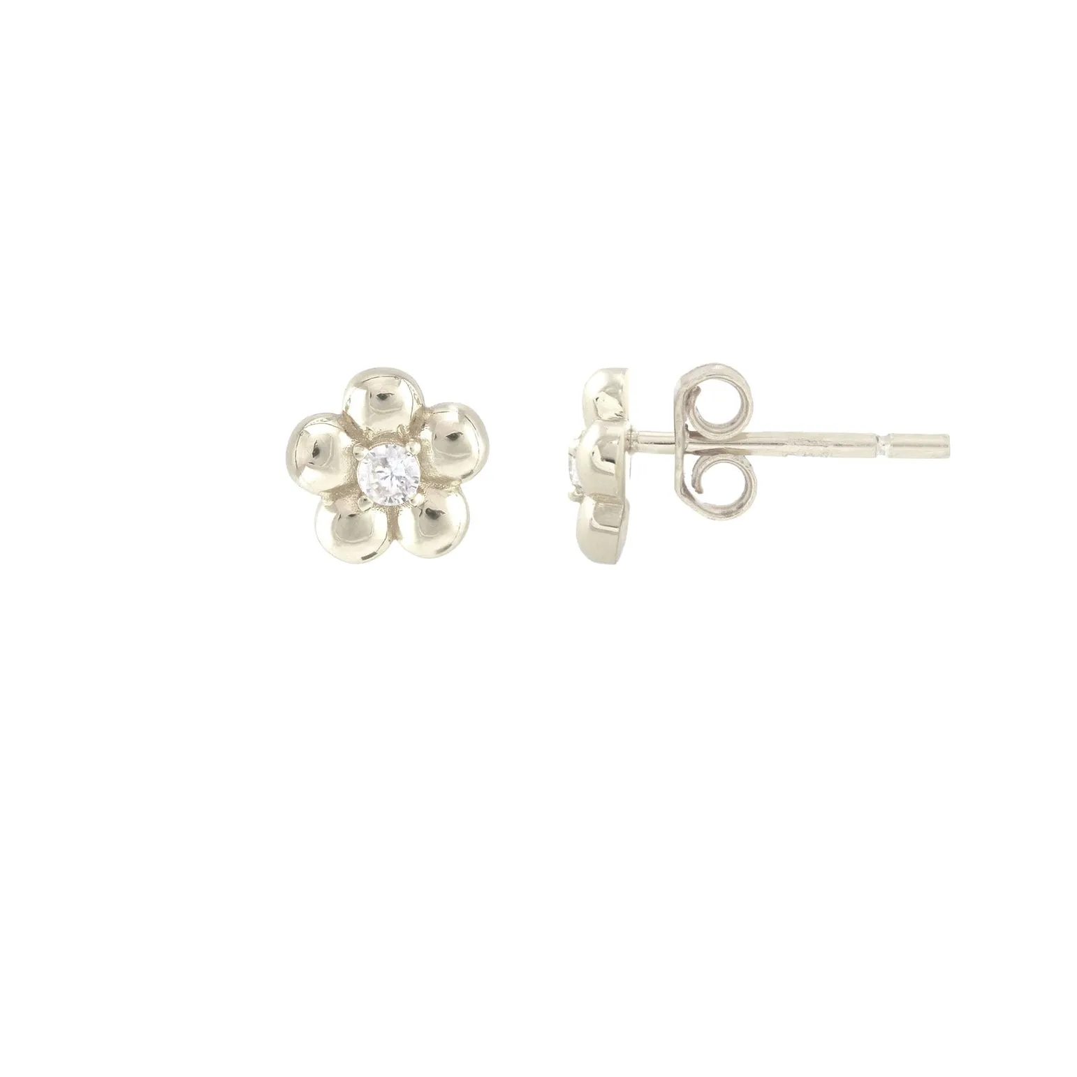 Kris Nations Flower Crystal Stud Earring