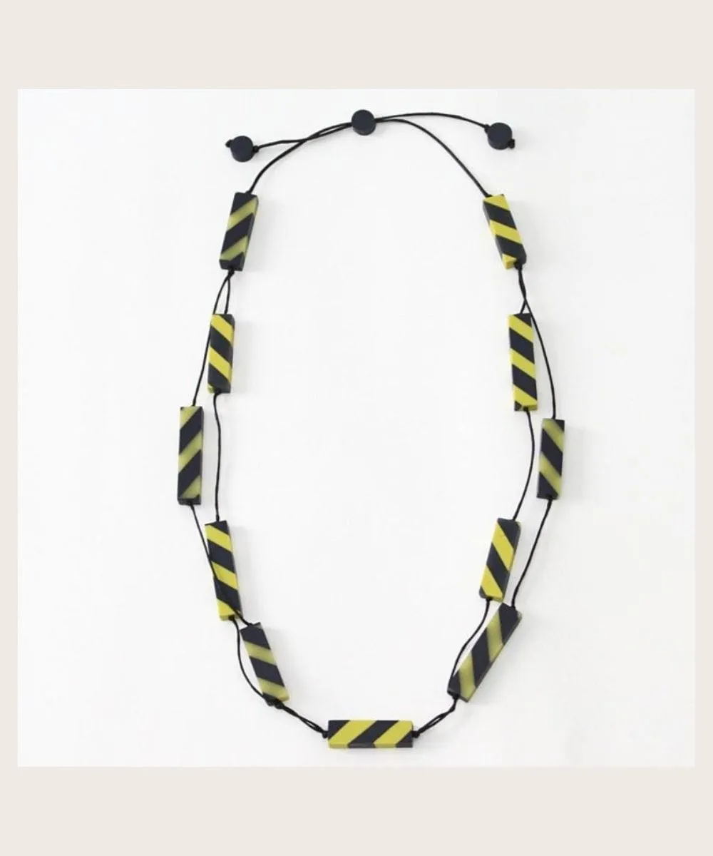 Lime & Navy Elisa Necklace