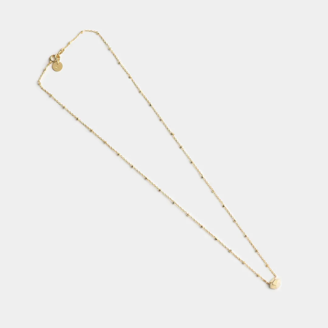 Little Desire - necklace - sterling silver 925 - gold plated