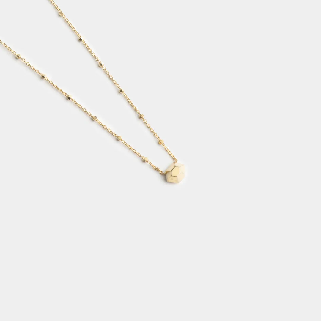 Little Desire - necklace - sterling silver 925 - gold plated