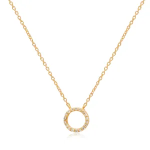 Luna Minimal Round Silver 92.5 Mangalsutra Necklace