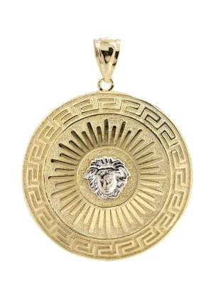 Medusa 10K Gold Pendant | 11.9 Grams