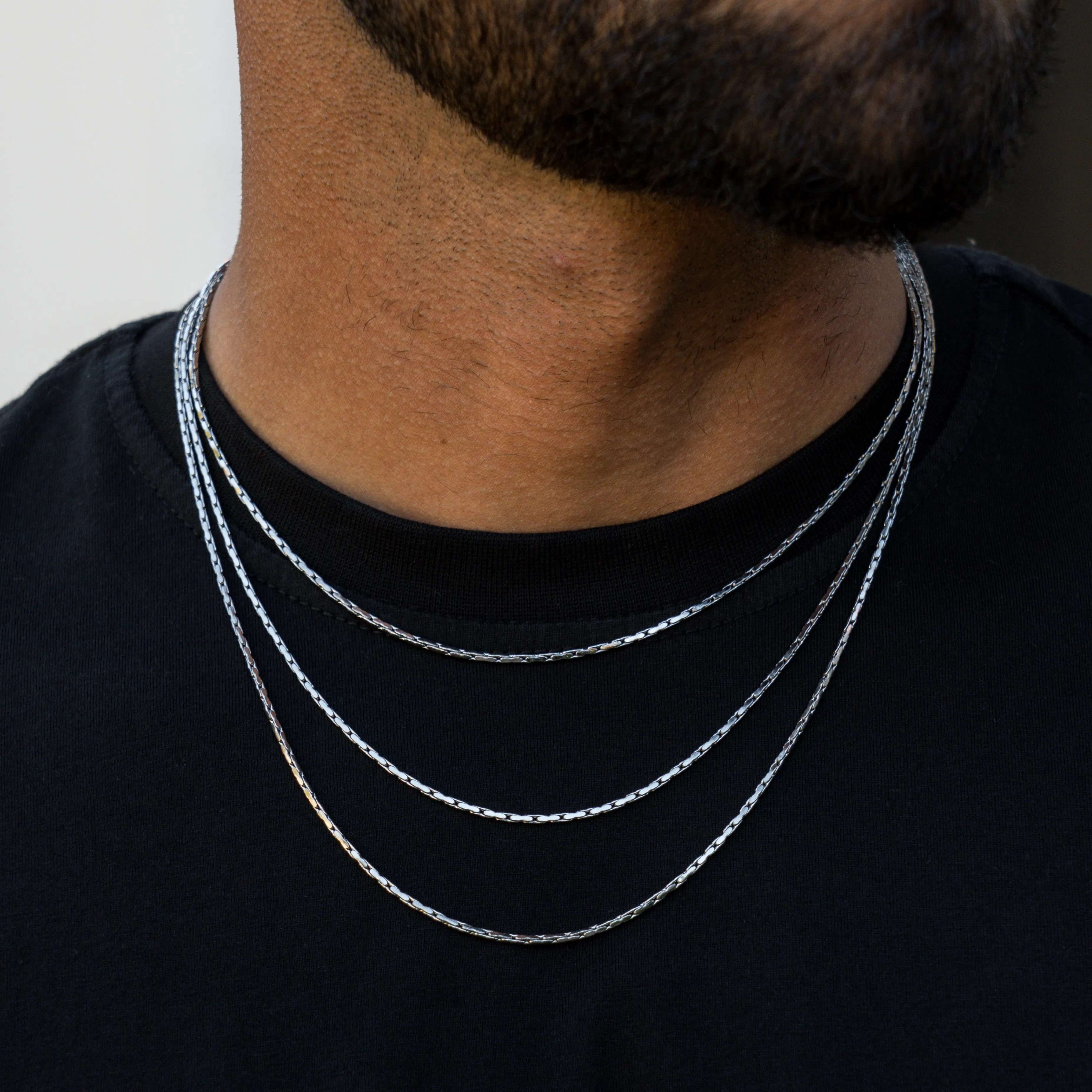 Minimal Wire Chain - Silver RG195