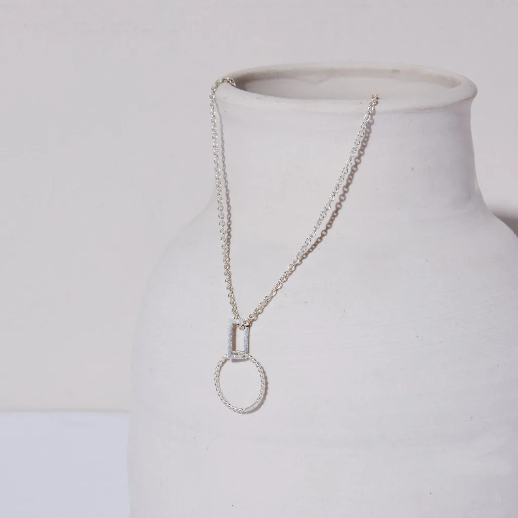 Mooring Charm Necklace - Sterling Silver