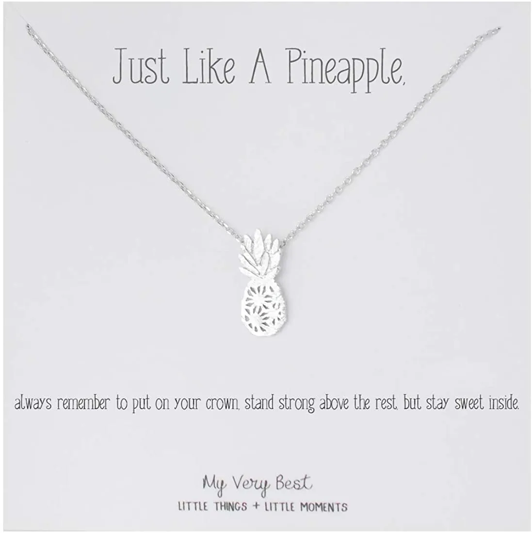 My Very Best Dainty Pineapple Necklace_Just like a Pineapple