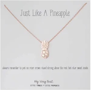 My Very Best Dainty Pineapple Necklace_Just like a Pineapple