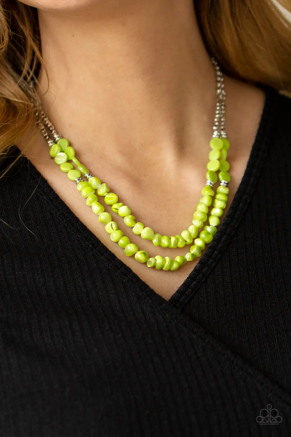 Necklaces Staycation Status - Green N337