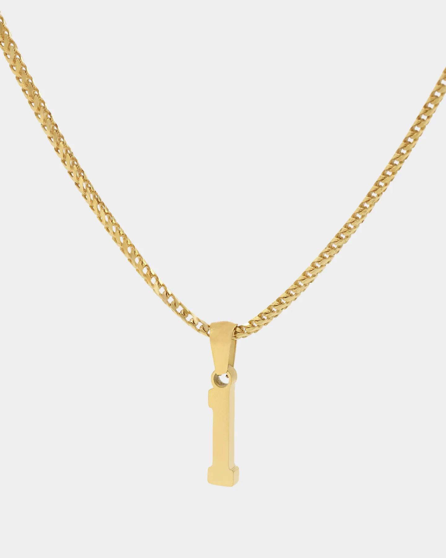 NXS College Number Pendant Gold