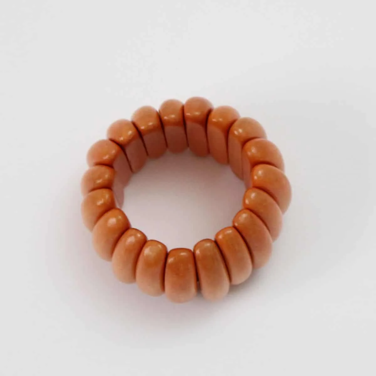 Orange Wooden Gia Bracelet