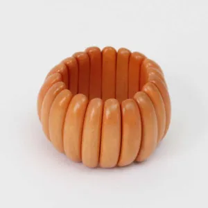 Orange Wooden Gia Bracelet