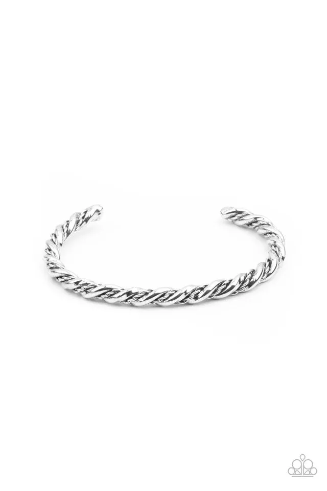 Paparazzi Bracelet ~ Combat Ready - Silver