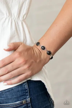 Paparazzi Bracelet ~ Nice Stonework - Black