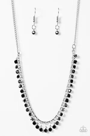 Paparazzi Necklace ~ At First STARLIGHT - Black