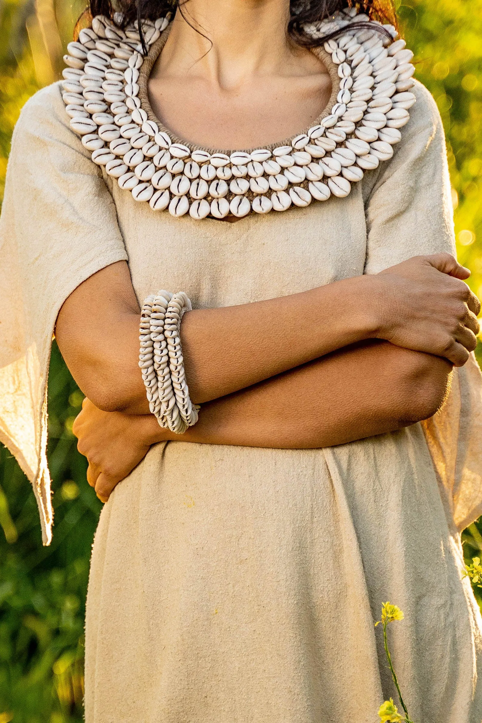 Papua Cowry Shells ๑ Necklace & Armband ๑