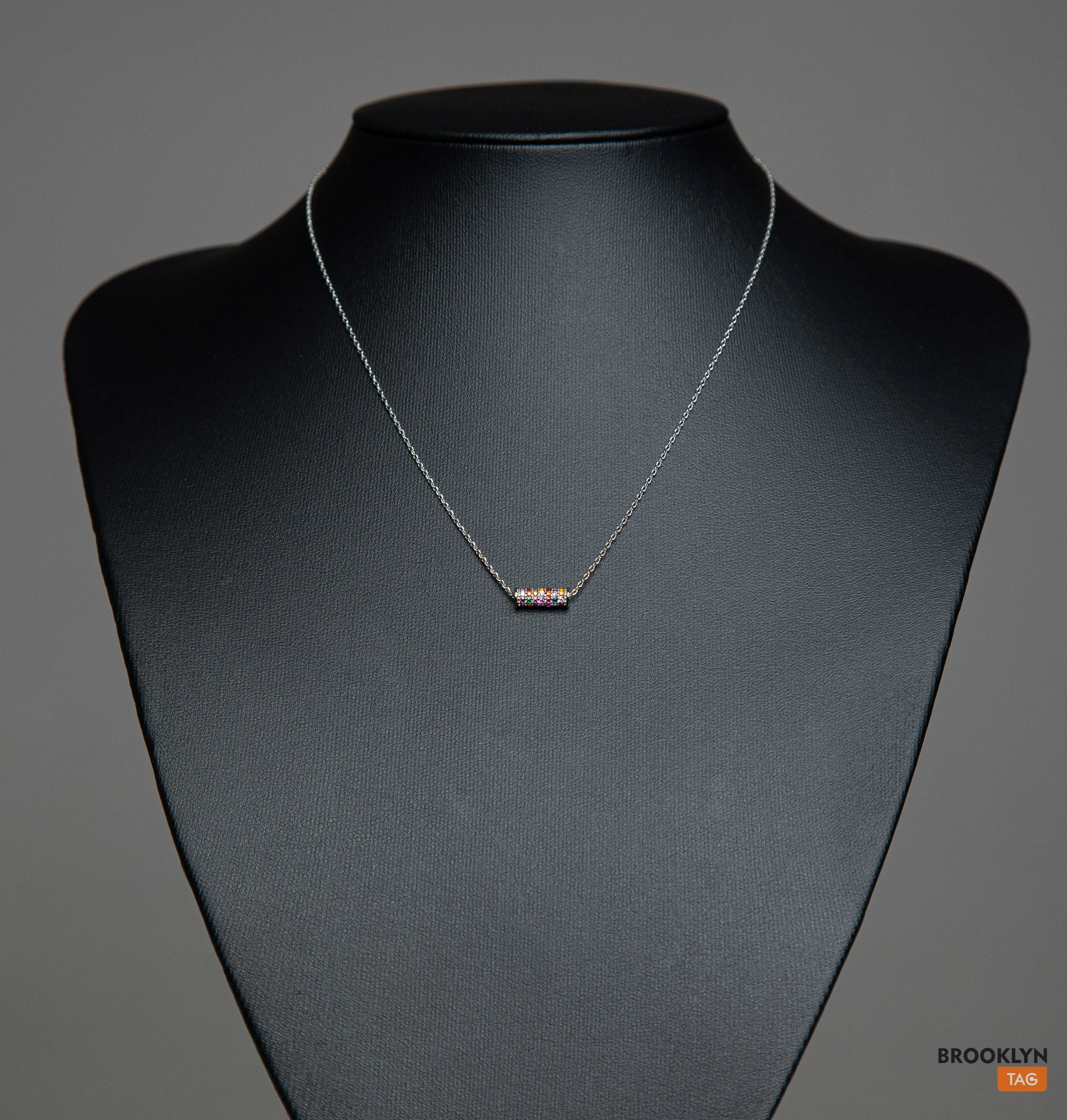 Paved Pendant Necklace