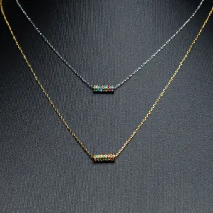 Paved Pendant Necklace