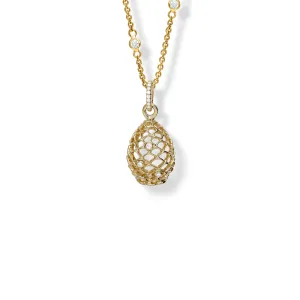 Pigne di Santo Stefano Medium Necklace Pendant Yellow Gold - Diamond