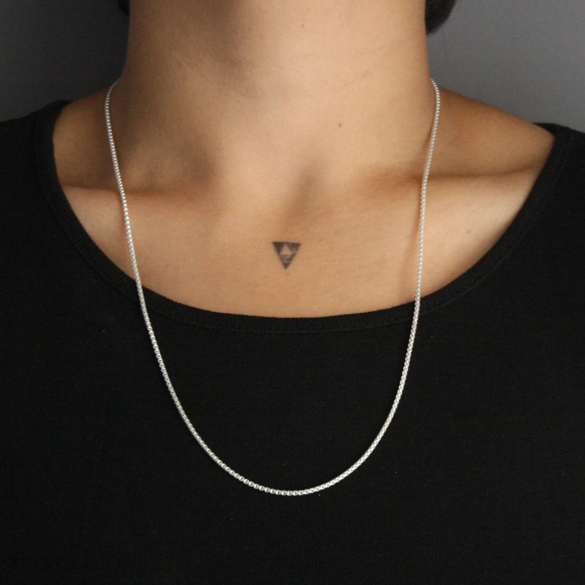 Plain Silver Chain