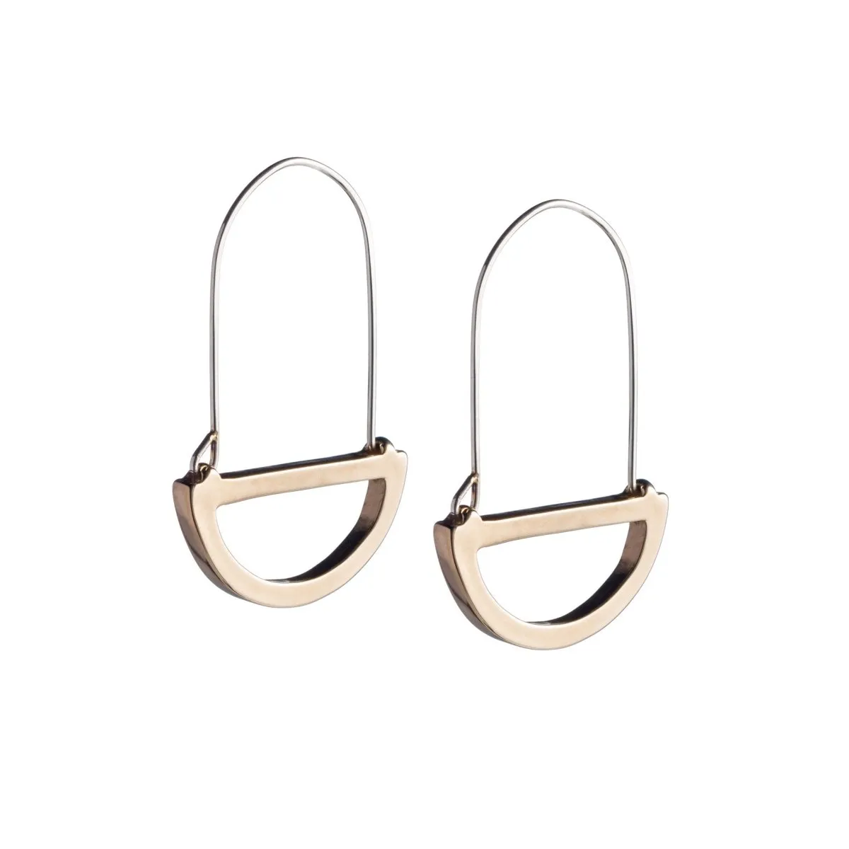 Recast Spina hoop earrings