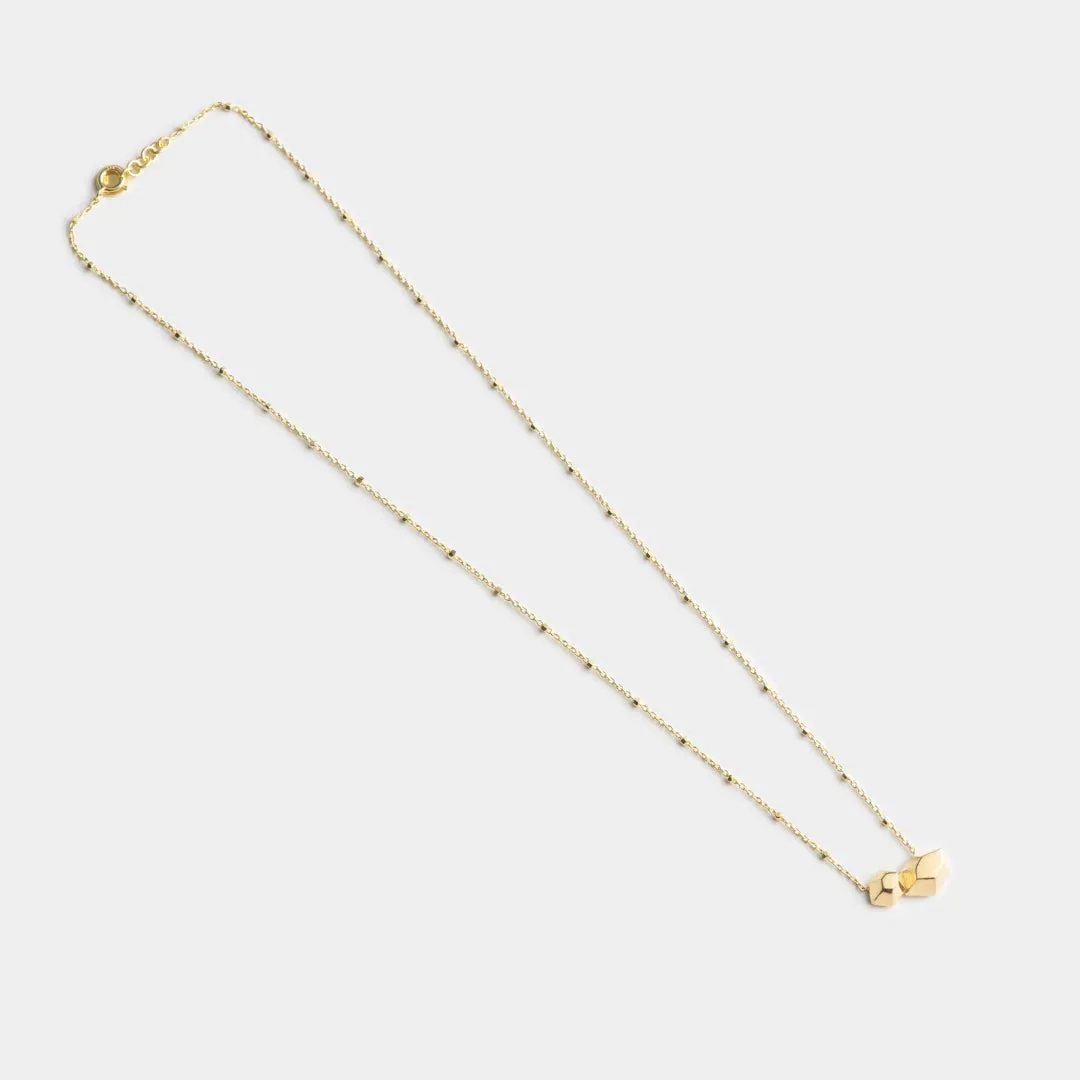 Repeated Dream - necklace - sterling silver 925 - gold plated