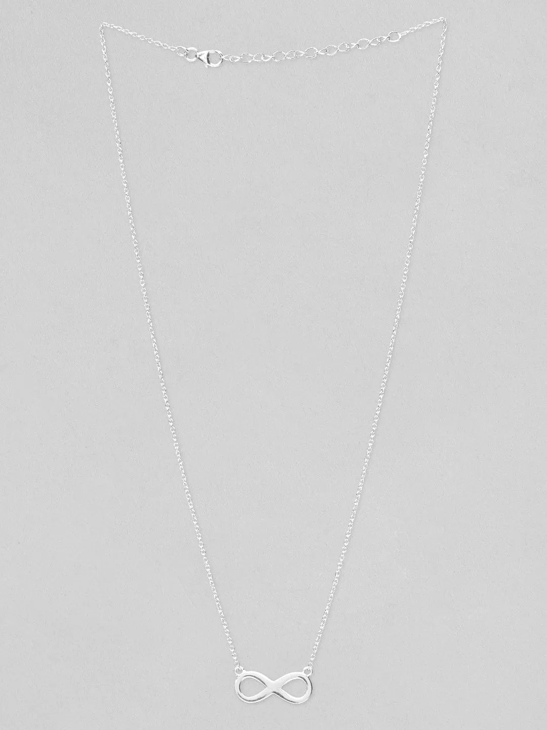 Rubans 925 Silver Till The Infinity Pendant Necklace.