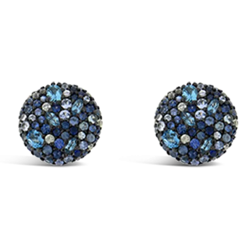 Sapphire & Blue Topaz Earrings