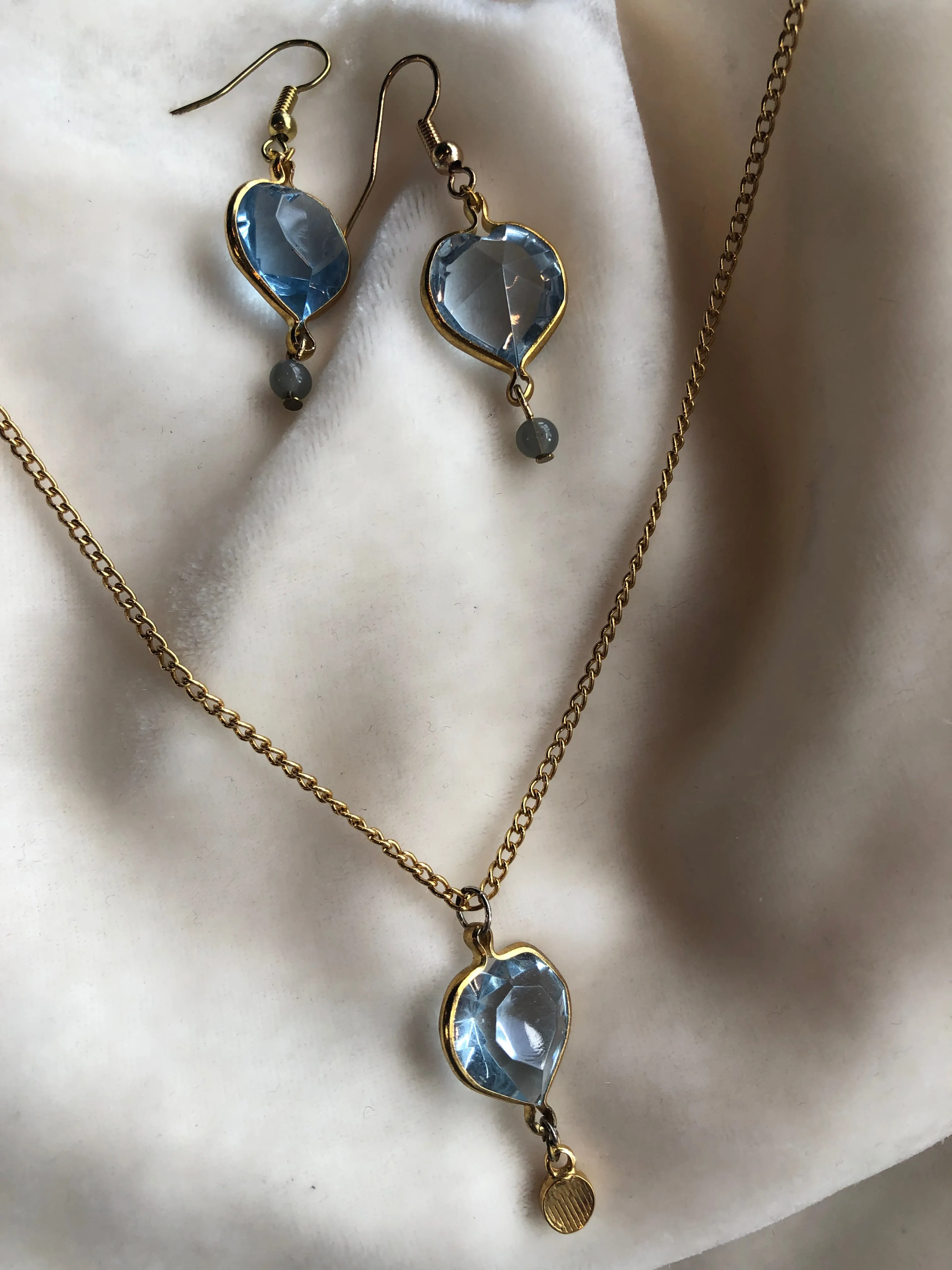 Sapphire Necklace Set