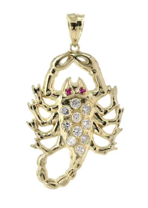 Scorpio  10K Gold Pendant | 10.3 Grams