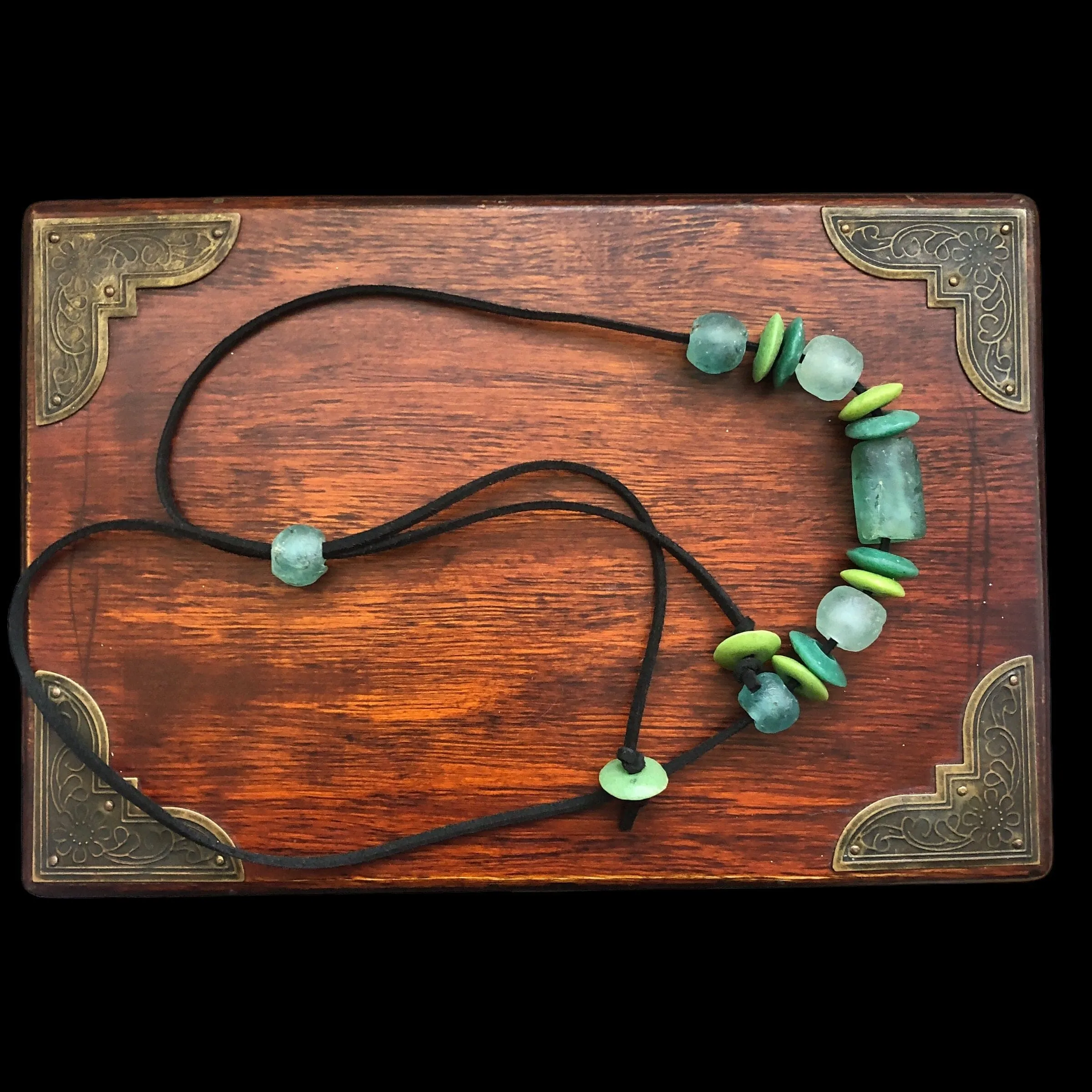 Sea Glass Beaded Necklace