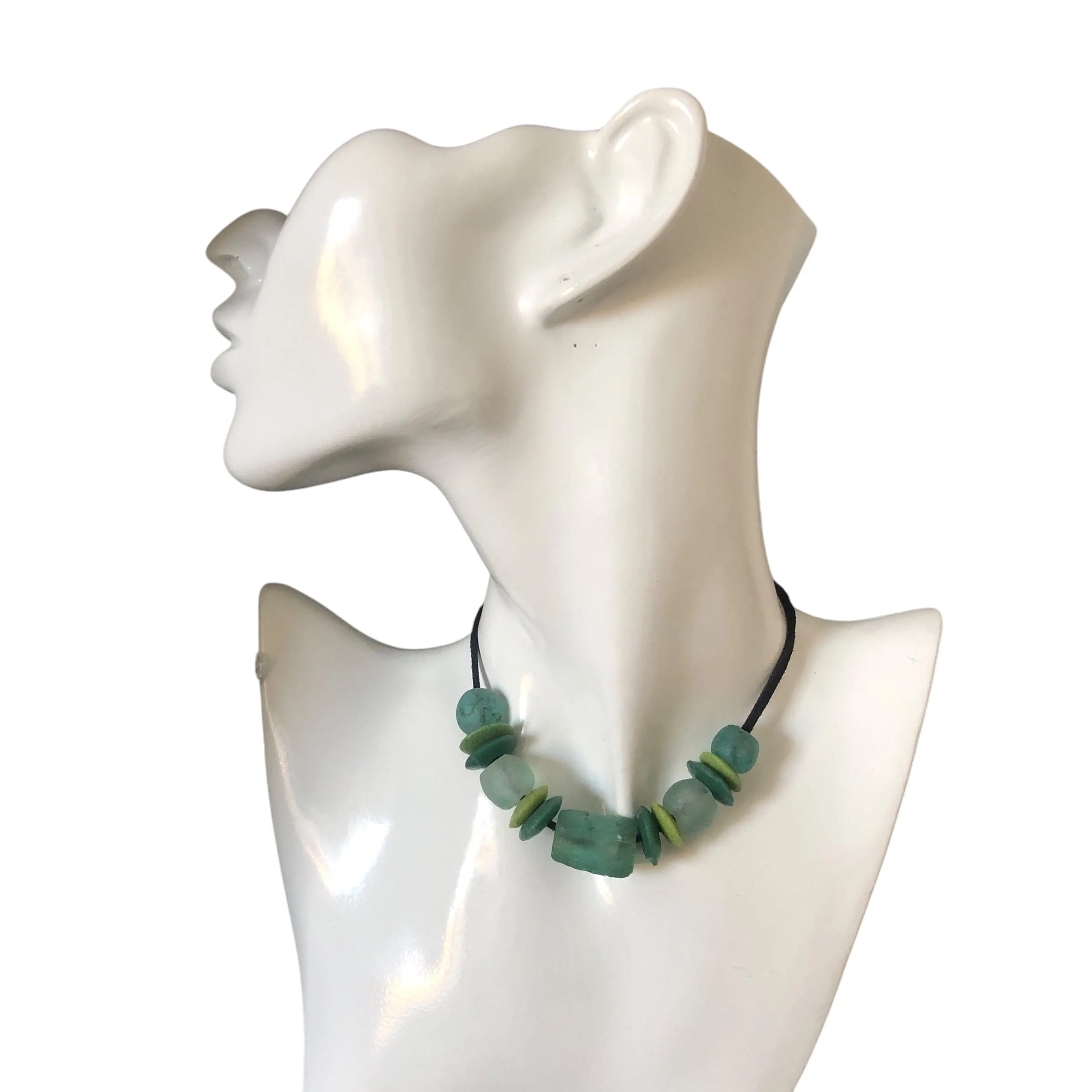 Sea Glass Beaded Necklace