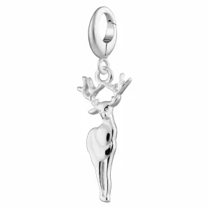 Silver Deer Charm