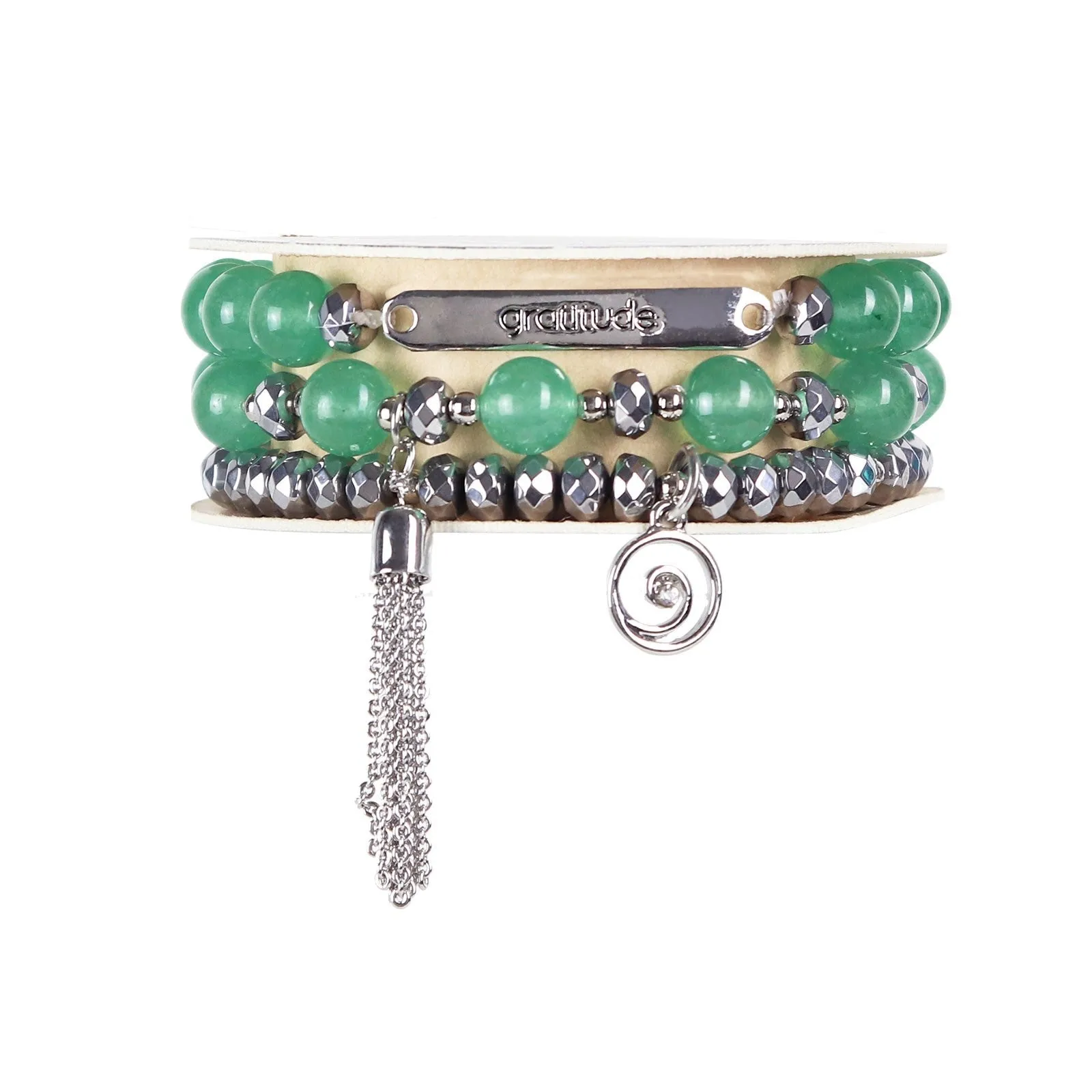 Soul Stacks Aventurine Bracelet - Gratitude