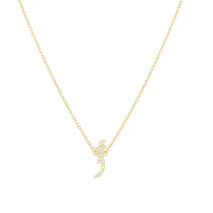 Sparkled Initial Necklace