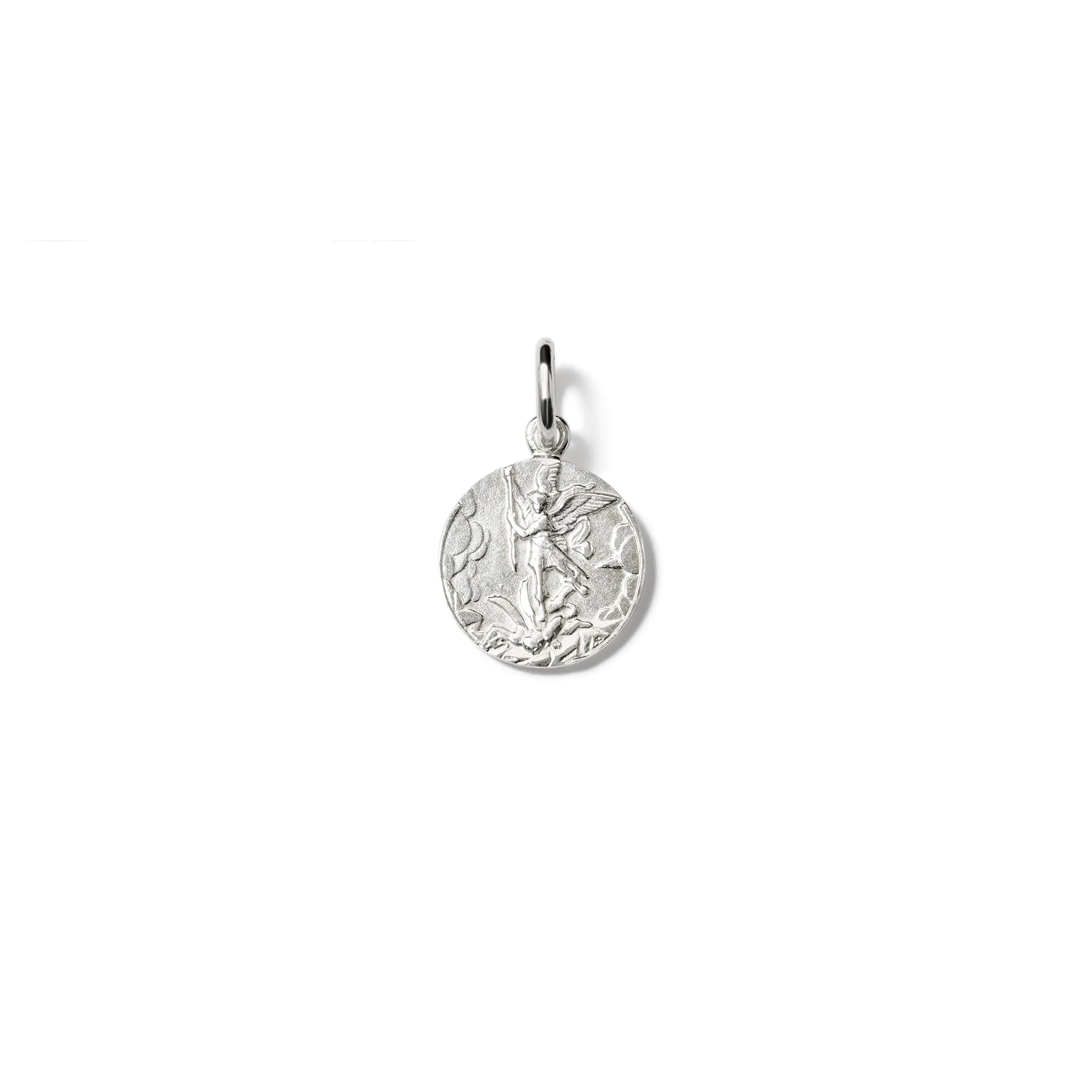 St Michael Necklace Pendant Silver