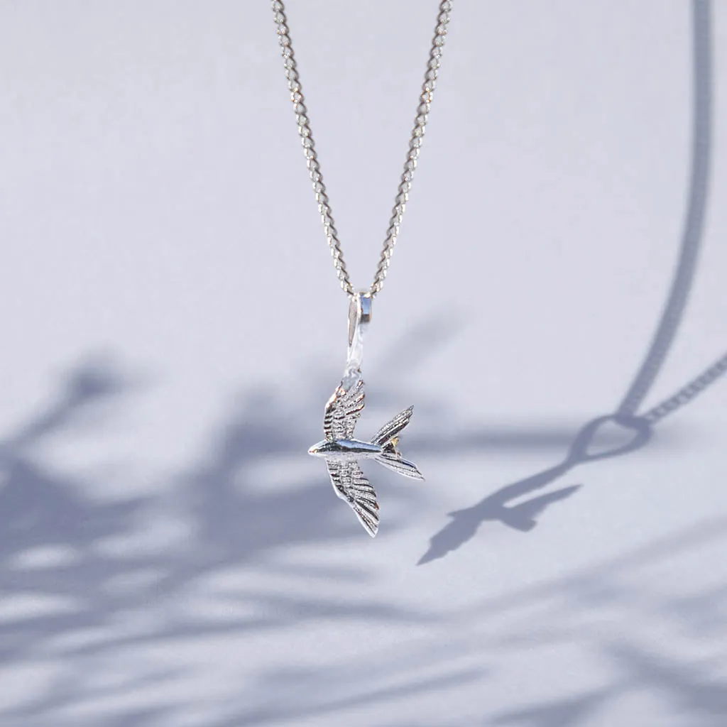 Swallow In Flight Pendant