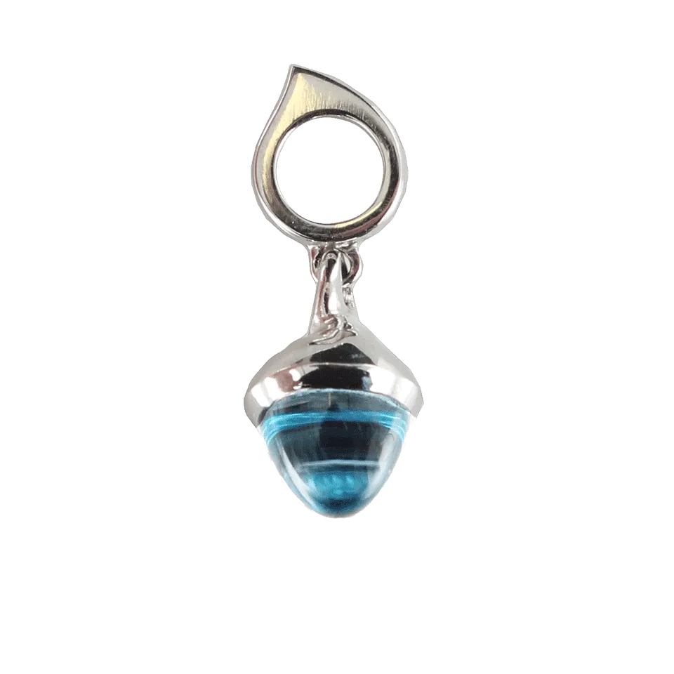 Swiss-Topaz Flamenco Pendant