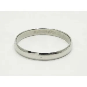 Tessler & Weiss Thin 3mm Wide Wedding Band Ring Platinum Size 10.25