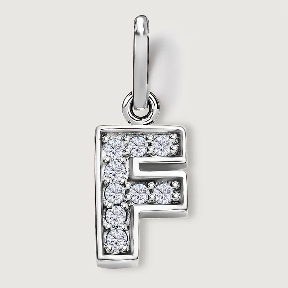 Versa Diamond Alphabet Pendants