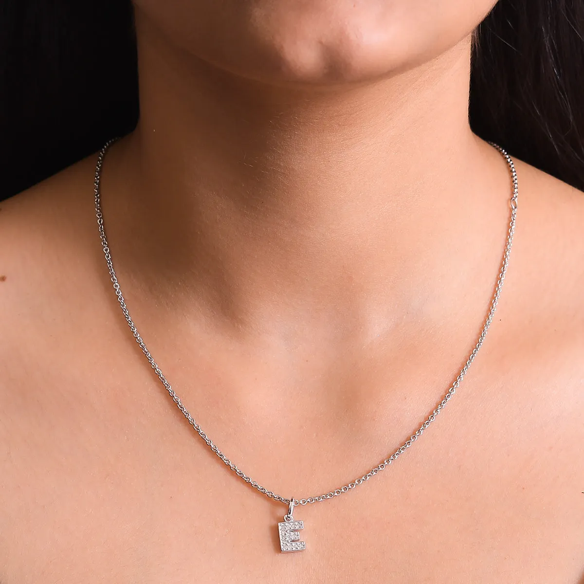 Versa Diamond Alphabet Pendants