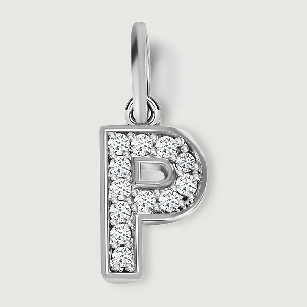 Versa Diamond Alphabet Pendants