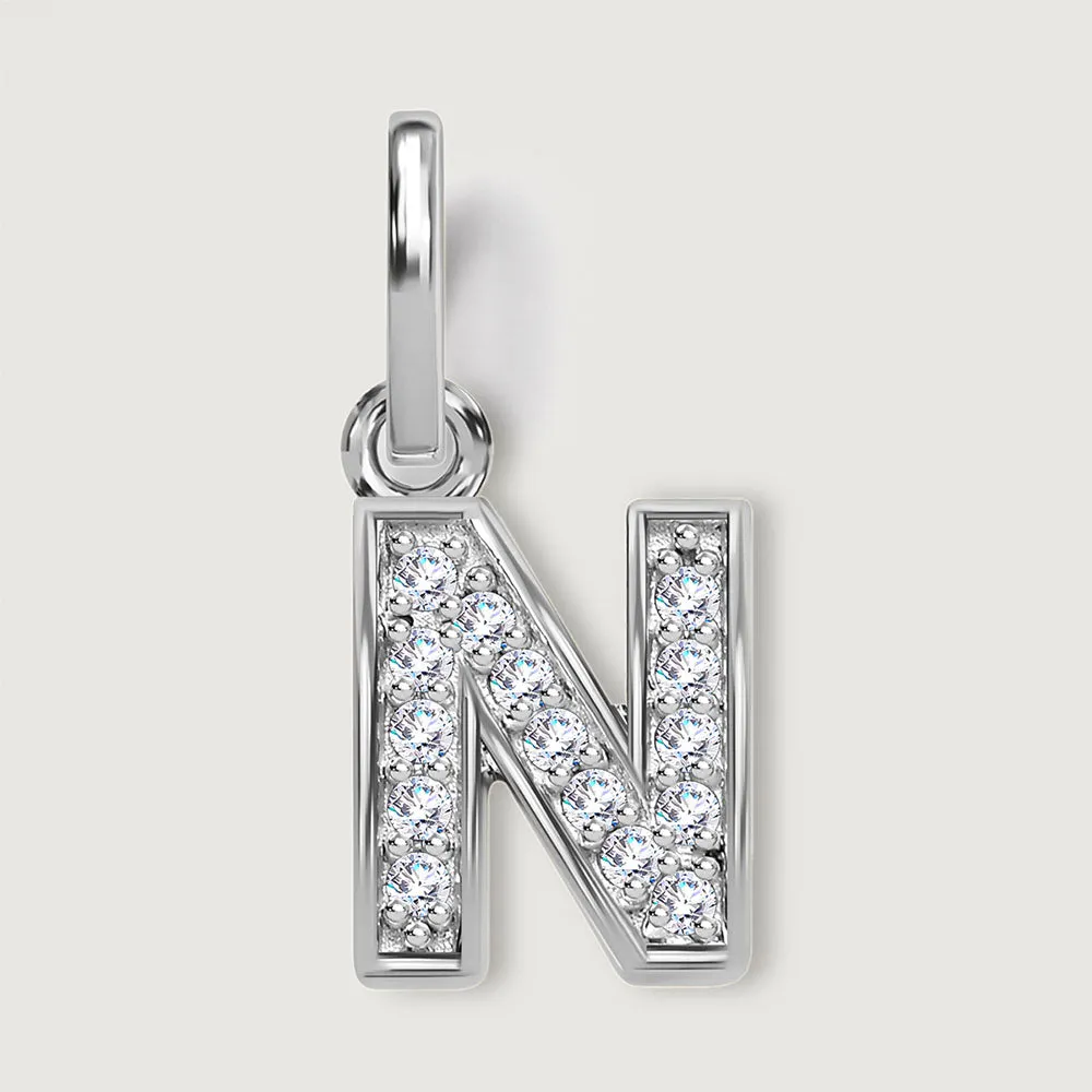 Versa Diamond Alphabet Pendants