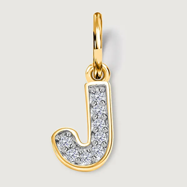 Versa Diamond Alphabet Pendants