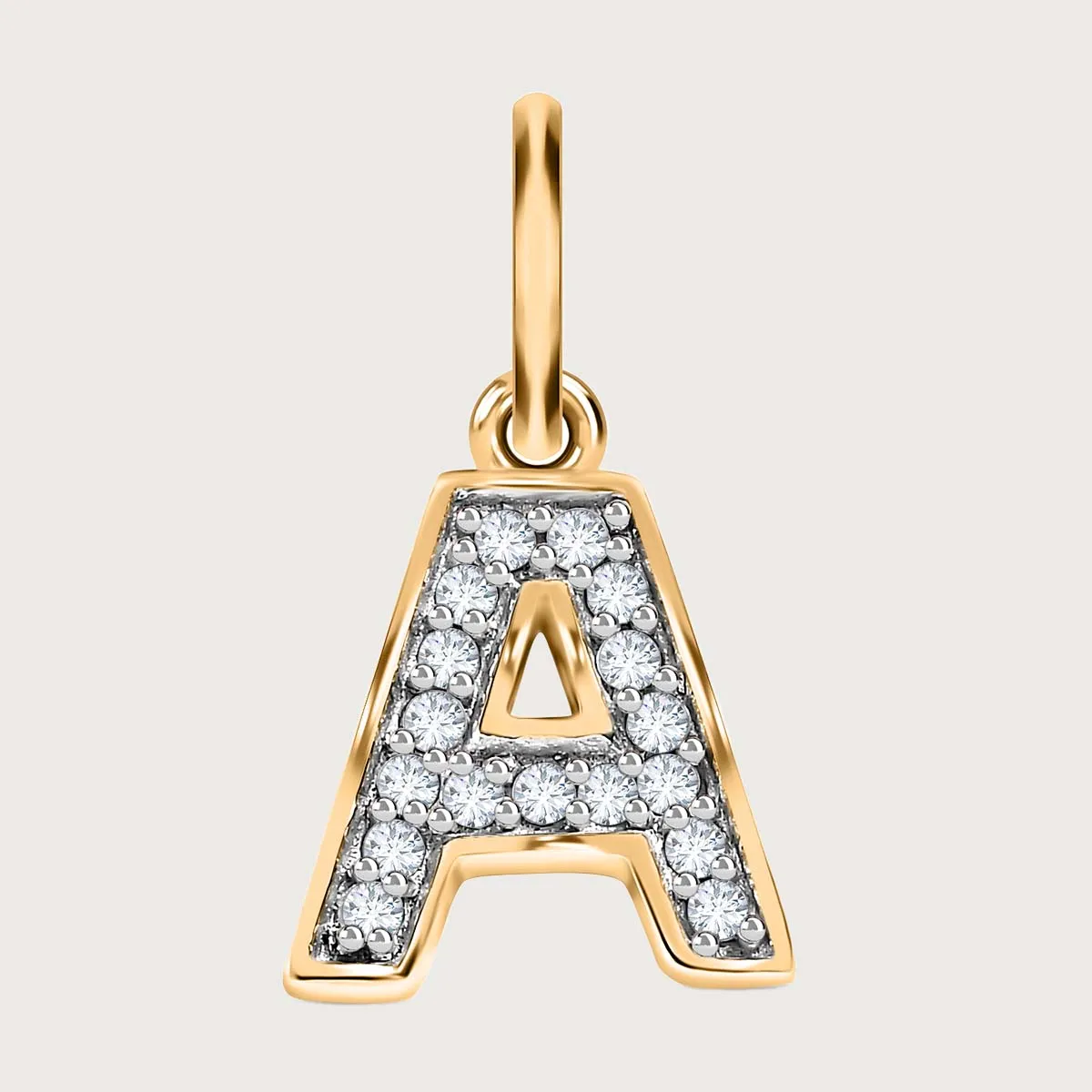 Versa Diamond Alphabet Pendants