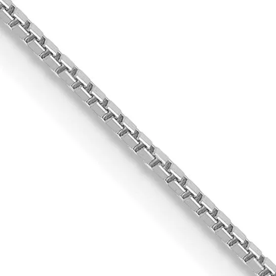 White Gold Box Chain